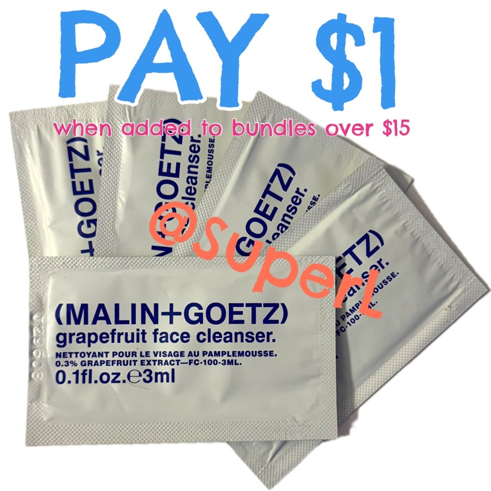 $1 NEW Malin + Goetz Grapefruit Face Cleanser